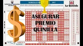 Asegurar premio quiniela