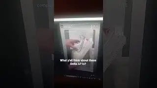 Reaction video to unboxing the Delta AF1s