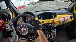 Abarth 500 multiair td04 turbo on track 