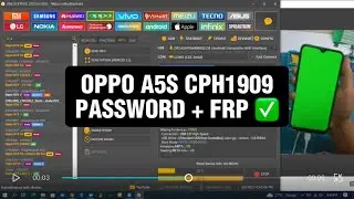 OPPO A5S CPH1909 PASSWORD PLUS FRP UNLOCKED WITH UNLOCKTOOL