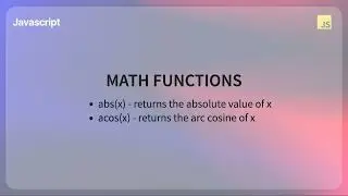 JavaScript Math Object: A Beginner's Guide