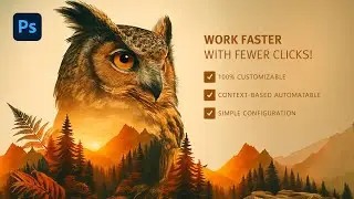 🇺🇸 Work faster with fewer clicks in Photoshop | FlexBar Plugin