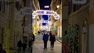 Rome Walking Tour | Christmas Time in Italy