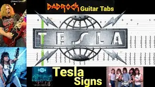 Signs - Tesla - Acoustic Guitar TABS Lesson