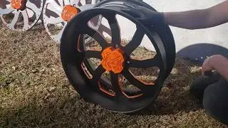 Polaris Razor 3 Piece Wheels Powder Coated
