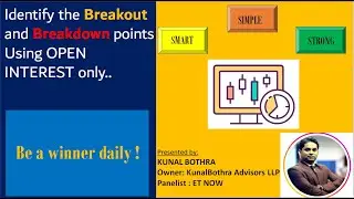 BEST INTRADAY STUDY FOR NIFTY & BANKNIFTY - SIMPLY BY TRACKING OPEN INTEREST