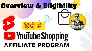 YouTube Shopping affiliate program overview & eligibility