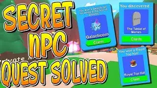 ROBLOX MINING SIMULATOR SECRET NPC QUEST PART 3/3 COMPLETE!!