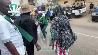 Ayawaso East NDC Primary: Voters Jostle for Free Eggs at Polling Centre