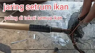 buat jaring setrum ikan paling di takuti semua jenis ikan