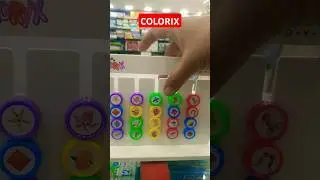 COLORIX COLOR MATCH SLIDE PUZZLE BOARD GAME #kids #toys #colors #trending