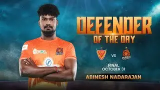 Abinesh Nadarajan (Puneri Paltan) | Defender of the Day: October 31 | PKL Season 12
