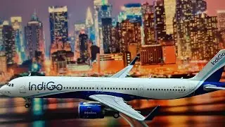 IndiGo Airlines Airbus A321 Diecast Scale Model