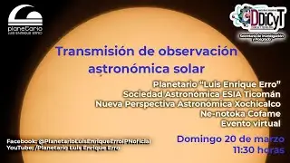 🔭Observación astronómica solar🌞