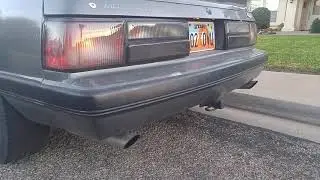 Rev 1986 Mustang Mac h-pipe and flowmaster 40 mufflers