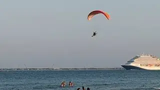 Paragliding at Ft. Monroe, Virginia