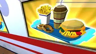 FAST-FOOD RESTAURANT LOW POLY BUILDING 3D MODEL IN...(COPPERCUBE 6)
