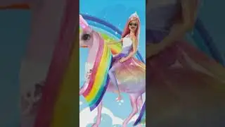 rainbow colour horse  hair my horse look very beautiful