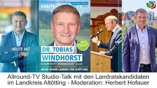 CSU-Landratskandidat Dr.Tobias Windhorst im Allround-TV Studio-Talk