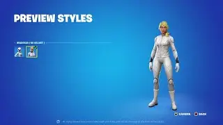 Fortnite Whiteout Skin Preview !!! 😱