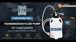 FIRSTINFO A1135QUS Pneumatic 10L ATF Dispenser / 22 Adapters