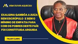 EXALGINA GAMB&Ocirc;A A JUIZA SEM ESCR&Uacute;PULO FOI CONSTITUIDA ARGUIDA
