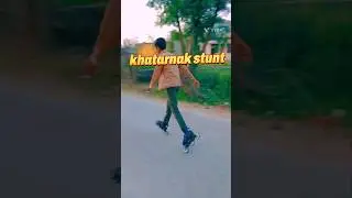 Khatrnak stunt 😱😱 #skatingstunt #stunt #skatingskating #skater #skating