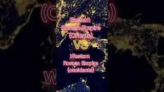 Western Roman Empire VS Eastern Roman Empire! #country #shorts #battle #romanempire