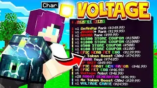 *NEW* VOLTAGE CRATE OPENING in PRISONS! | Minecraft OP Prison #15 (Akuma MC)