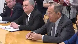 Встреча С.Лаврова с членами Совета директоров Американской торговой палаты в России