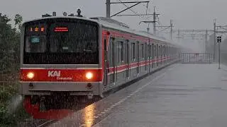 [4K] Stasiun Cibitung: Kompilasi Kereta JR 205, CC 201, CC 206 | KRL Commuter Line (4/4)