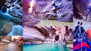 Big Adventure in Jordan  - Canyoning in Wadi Mujib Siq Trail 2025 #wadimujib #canyoning #jordanien 