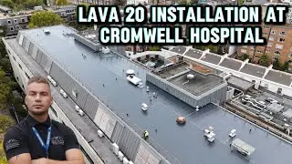 ￼￼ Lava 20 Waterproofing Liquid system installation Cromwell Hospital