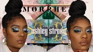 ASHLEY STRONG X MORPHE COLLECTION REVIEW + TUTORIAL #ashleystrong #morphe  #graphicliner
