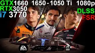 F1 25  - RTX 3050 6GB - GTX 1660 - GTX 1650 - GTX 1050 Ti  i7 3770