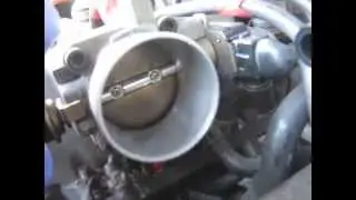 idle adjustment and inlet duct air leak work isuzu pickup