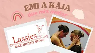 Mažoretky Lassies Brno- Ema Turečková a Karolína Šímová- Duo mix senior- 2024