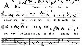 Offertorium - Ad te Domine levavi