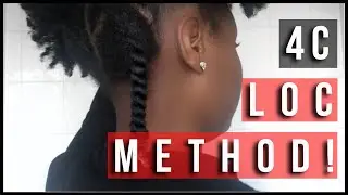 How I Moisturise My 4C Hair Using LOC Method | Feyisetan