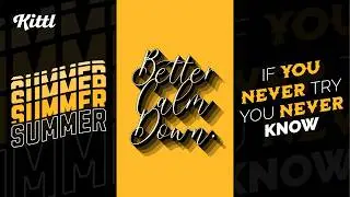 3 Simple Text Effects You Can Do with Kittl