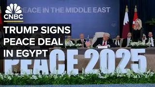 President Trump signs peace deal with world leaders in Egypt &mdash; 10/13/2025