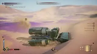 Dune Awakening: Worm crosses solo Sand Crawling