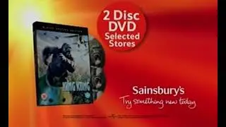 King Kong DVD Sainsburys TV Advert