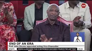 Professor Paul Wainaina retires as Kenyatta University Vice Chancellor