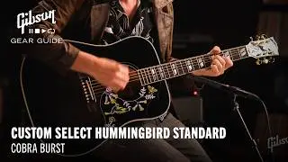 Gibson Custom Select Hummingbird Standard &ndash; Cobra Burst demo ft. Romain Garriot  (The Saint Cecilia)