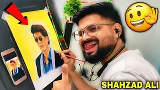 Dhurandhar movie singer SHAHZAD ALI Pencil Colour Sketch Drawing - Honey Art Studio 