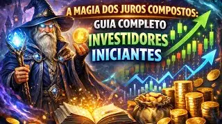 A MAGIA DOS JUROS COMPOSTOS: GUIA COMPLETO PARA INVESTIDORES INICIANTES #investimentos