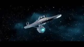 USS Enterprise NCC-1701 Motion Controlled Miniature Collection #1 (AMT 1:537 model)