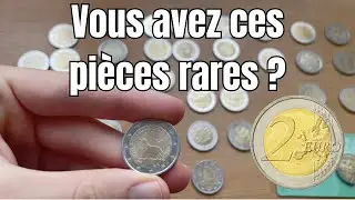 Du nouveau dans ma collection de pi&egrave;ces de 2 euros !! (Des pi&egrave;ces rares que je n&rsquo;avais jamais vues)