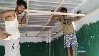 प्लाईवुड में फॉल सीलिंग कैसे बनाते ? लकड़ी का False Ceiling @Arhan Vlog